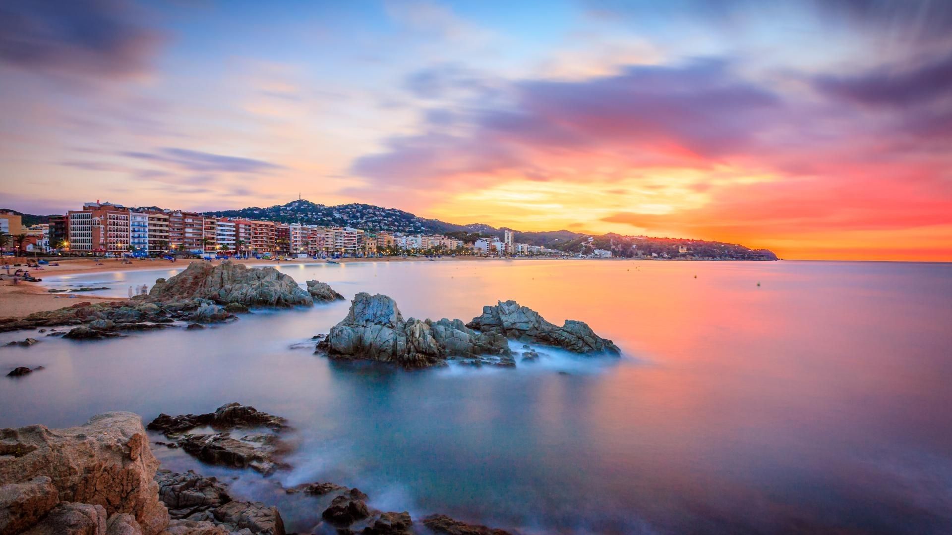 Lloret de Mar coastline